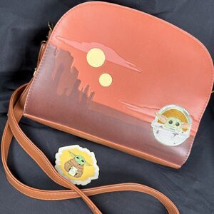 Star Wars Loungefly Grogu Madalorian Purse Disney Baby Yoda Crossbody Bag